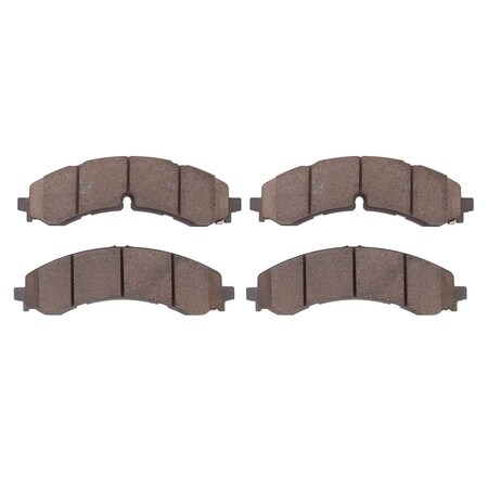 Dynamic Friction Co Ultimate Duty Performance Brake Pads, High Torque/Aggressive Initial Bite, Rear 1400-2250-00